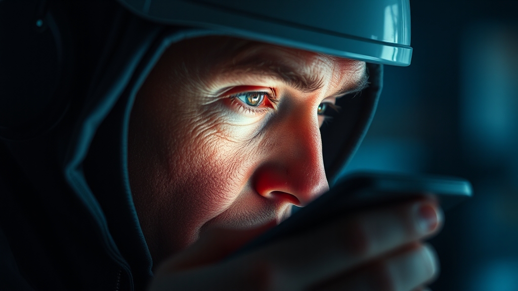 불법 위치추적 앱, 이렇게 대처하세요 (realistic 스타일)