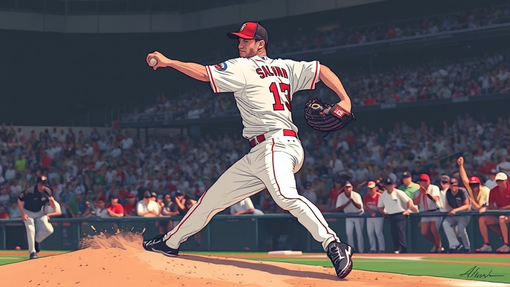 괴물 투수의 탄생 비화 (illustration 스타일)