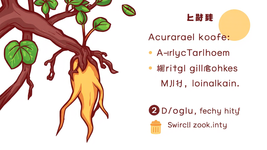 우슬, 관절 건강에 어떻게 좋을까? (cartoon 스타일)