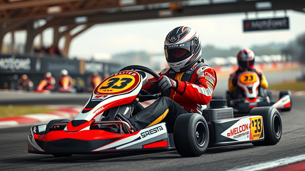 카트 스쿨 및 교육 프로그램 (realistic 스타일)