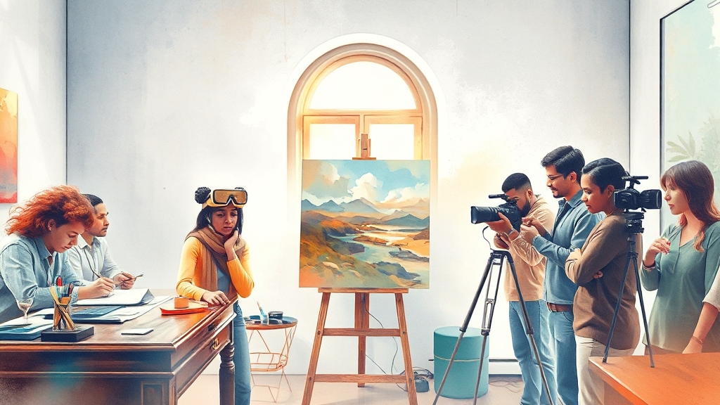 틱톡 에이전시 활용 가이드 (watercolor 스타일)