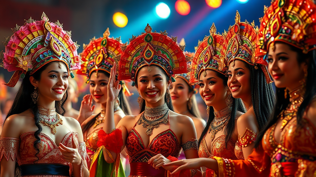 주요 참가자 프로필 (realistic 스타일)