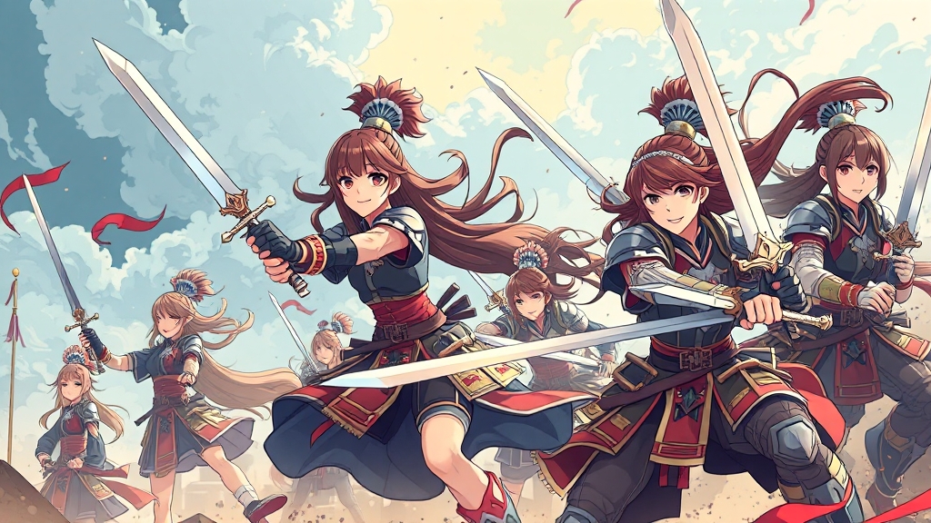 탄금을 소재로 한 현대 문화 콘텐츠 (cartoon 스타일)