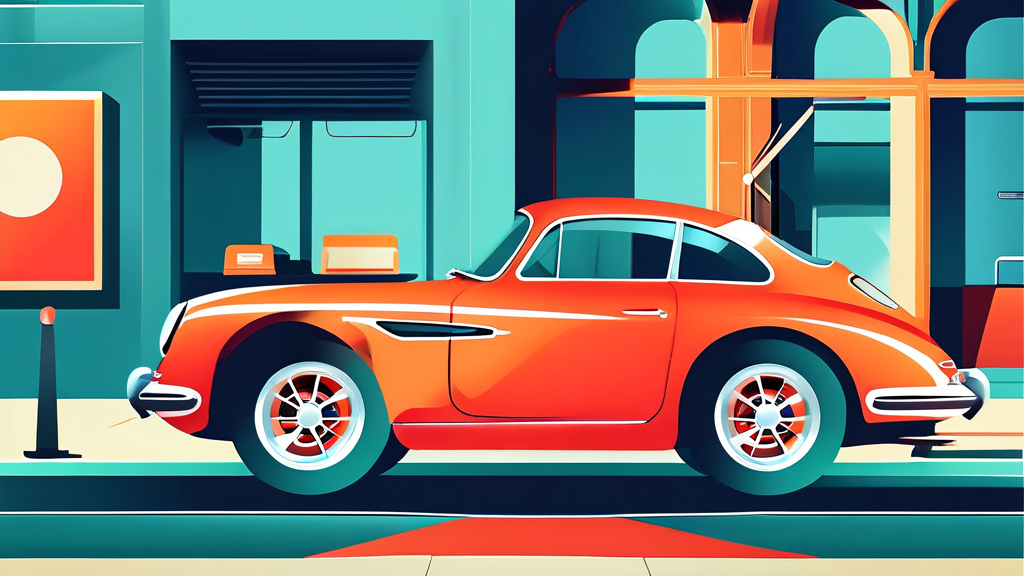 중고차 구매 시 필수 점검 사항과 전문가 활용법 (illustration 스타일)