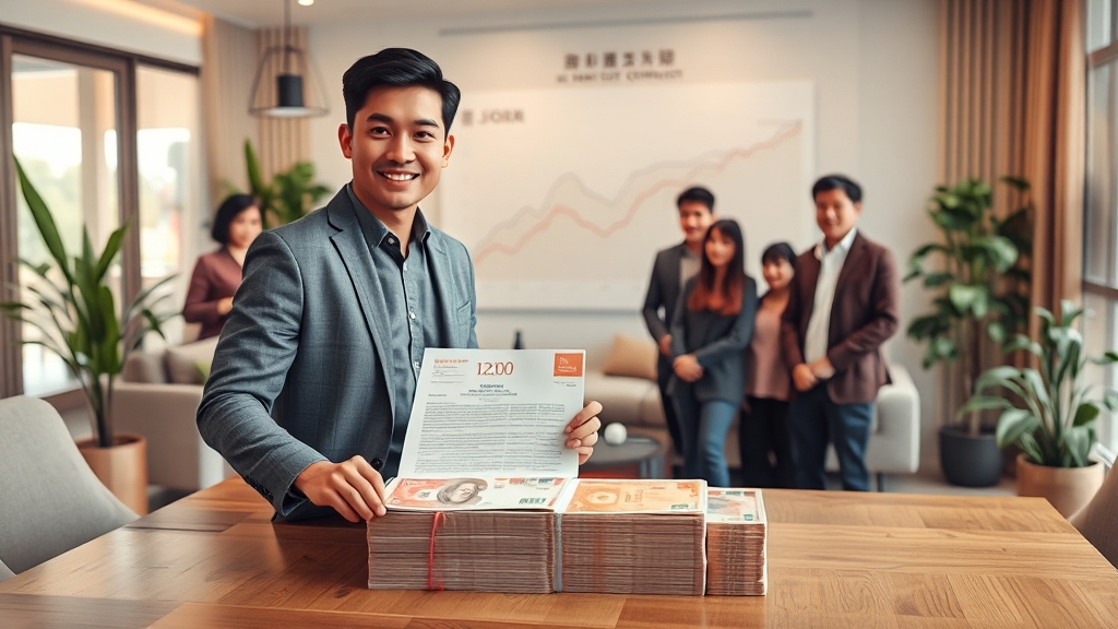 대출 한도 및 상환 방식 (realistic 스타일)