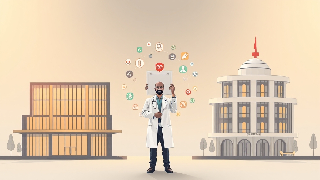 건강진단결과서 발급 기관 및 비용 (illustration 스타일)