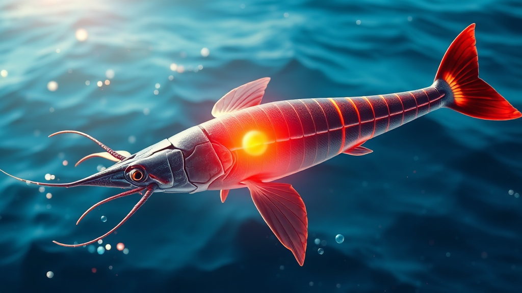 철갑상어 콘드로이친 특징 (realistic 스타일)