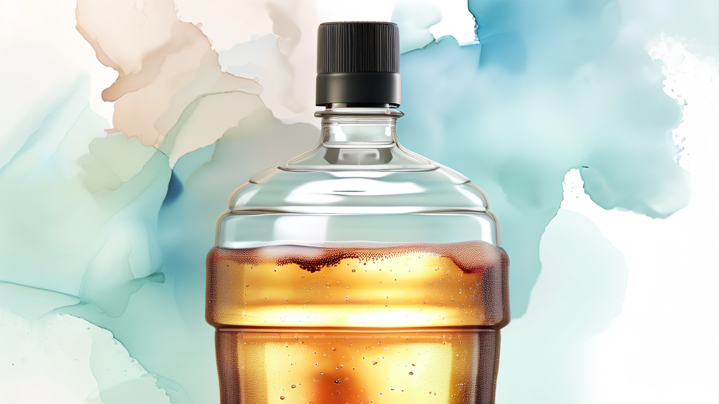 정수기 내부 세균 오염, 무엇이 문제일까요? (watercolor 스타일)