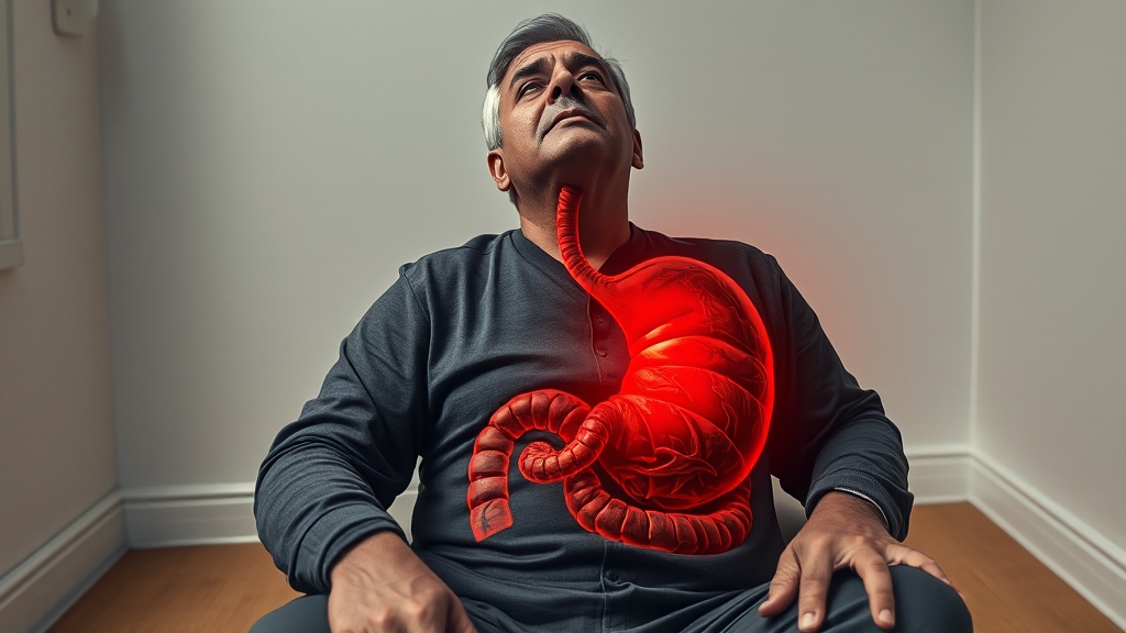 건강 이상 신호일까? (realistic 스타일)