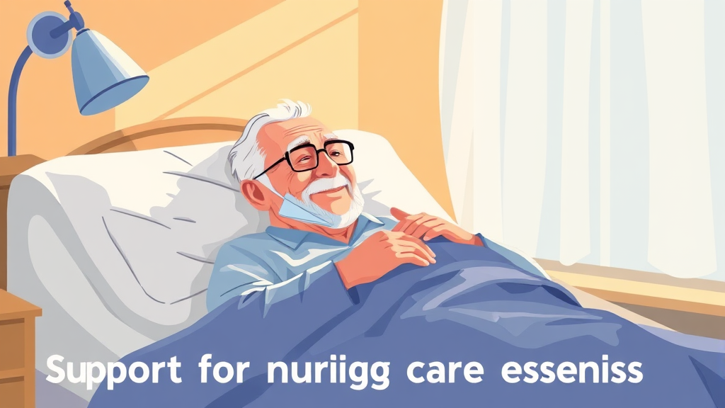 간병비 지원, 조건과 방법은? (illustration 스타일)