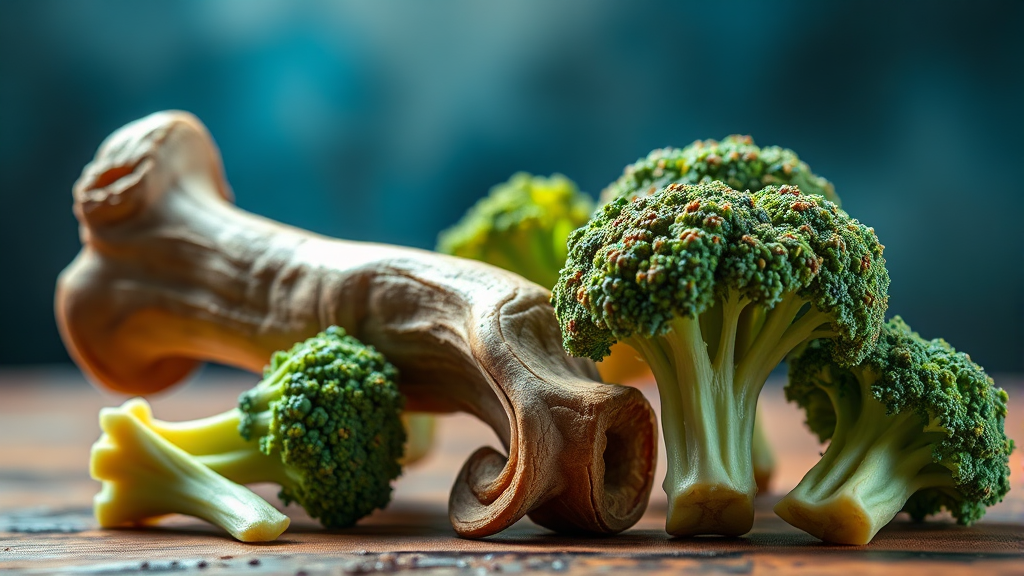 골다공증에 좋은 음식 (realistic 스타일)