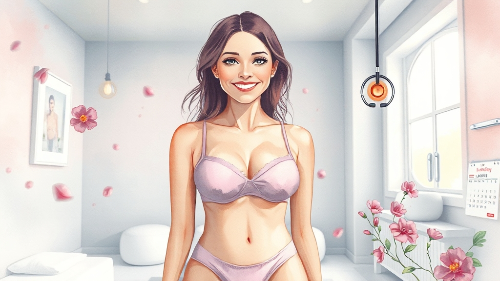 건강한 생식기, 스스로 관리하기 (watercolor 스타일)