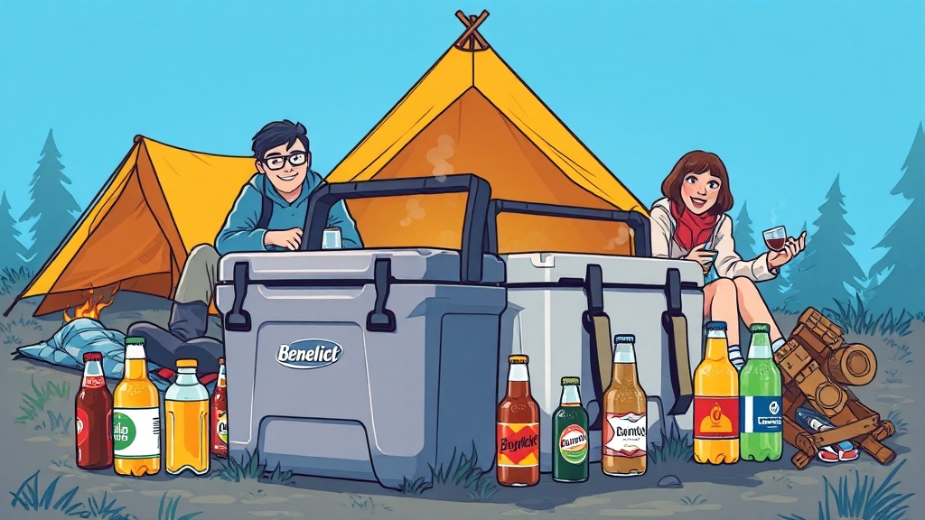 인기 쿨러박스 추천 (벤딕트, 밤켈) (cartoon 스타일)