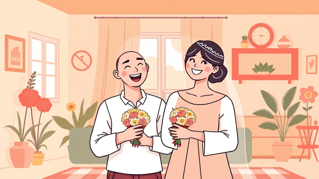 신혼부부 전세자금대출이란? (illustration 스타일)