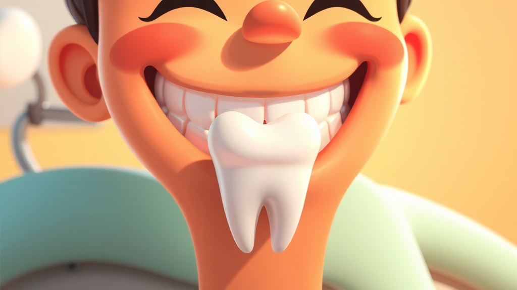 유치 발치, 언제 해야 할까요? (cartoon 스타일)