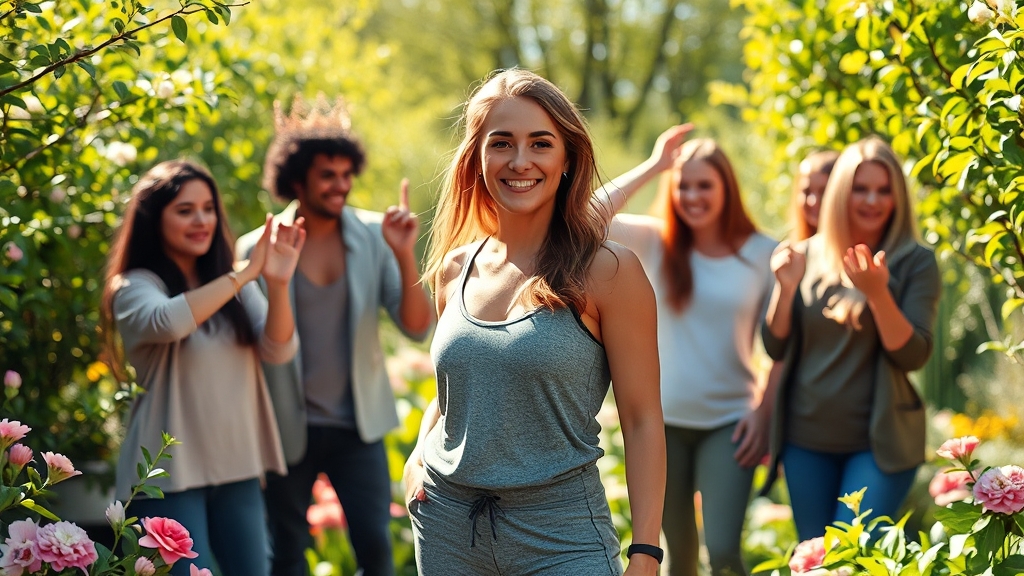 다이어트 어려움 극복 (realistic 스타일)