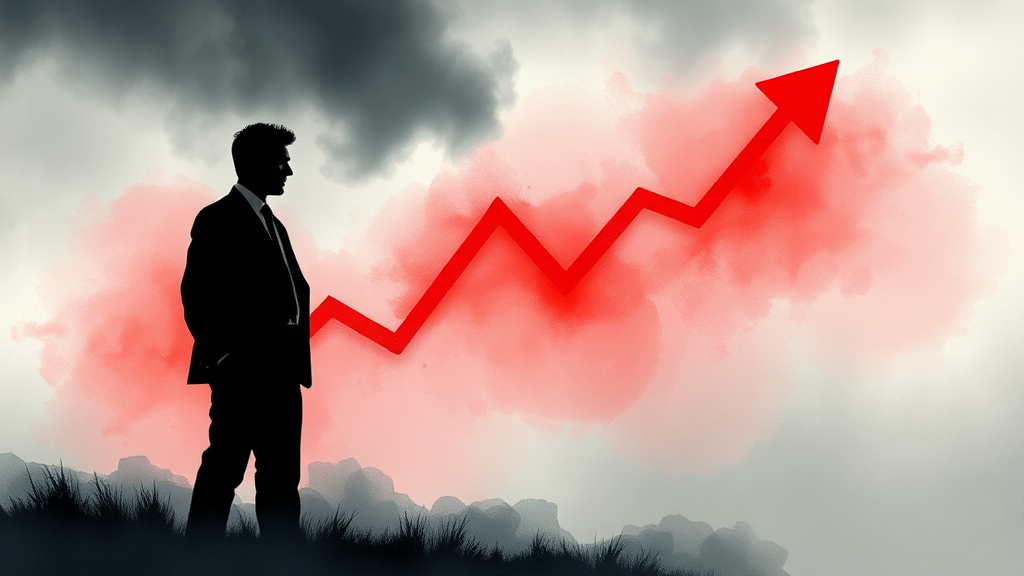 성공적인 투자 전략 (watercolor 스타일)