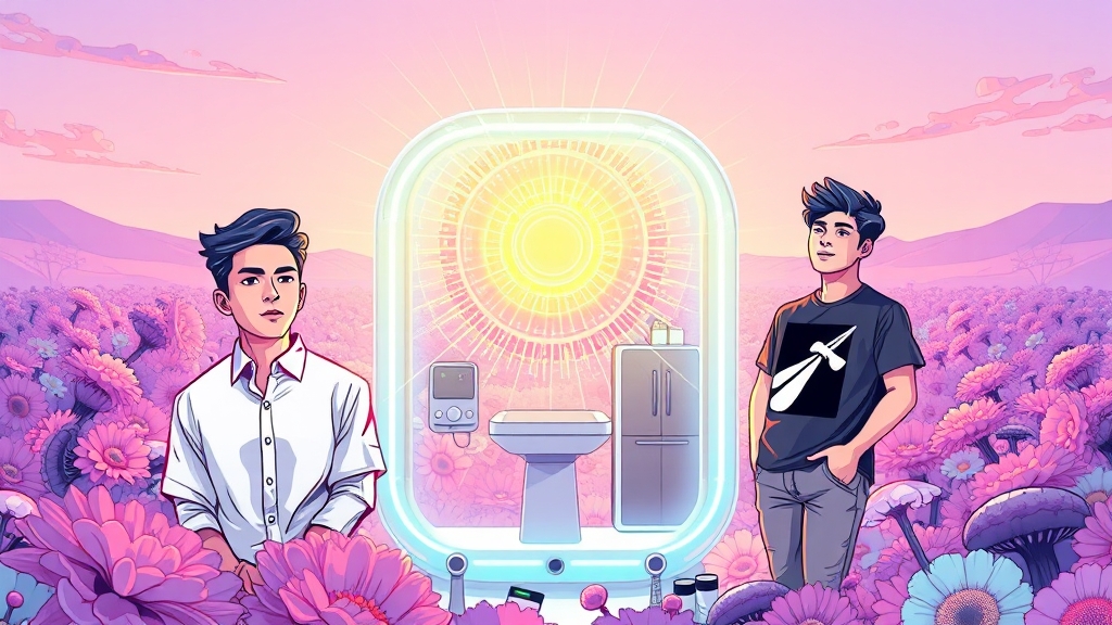 K-뷰티 주요 트렌드 TOP 5 (cartoon 스타일)
