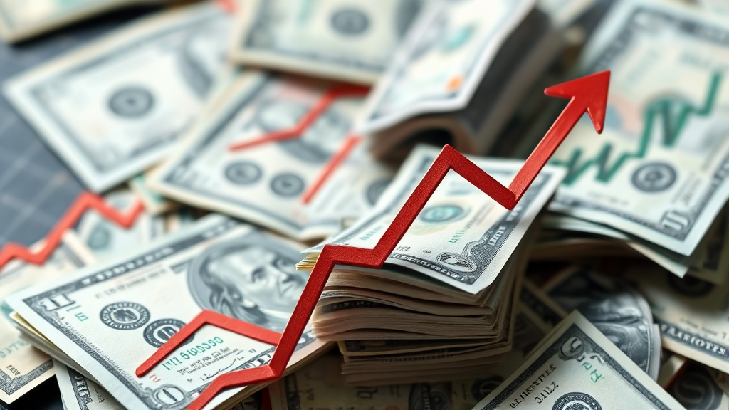 미국 금리 정책의 영향 (realistic 스타일)