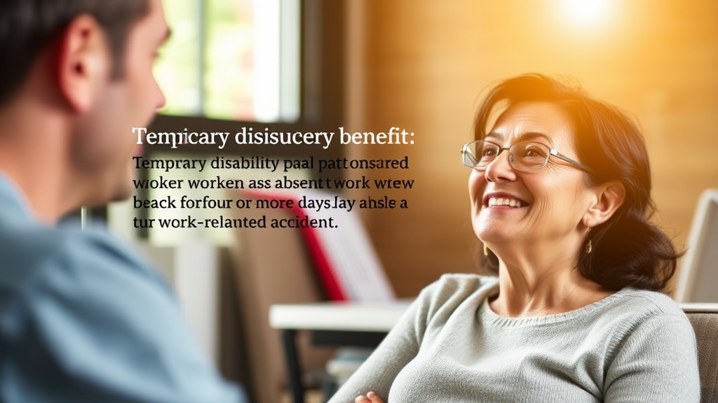 산재 휴업급여, 누가 받을 수 있나요? (realistic 스타일)