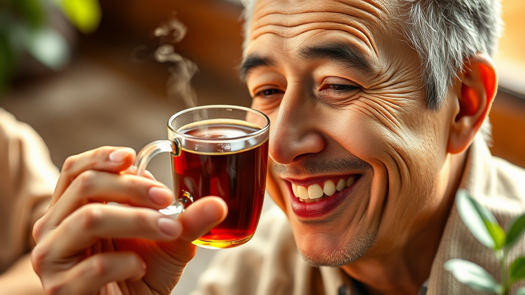 흑생강 효능: 혈류 개선, 면역력 강화 (realistic 스타일)