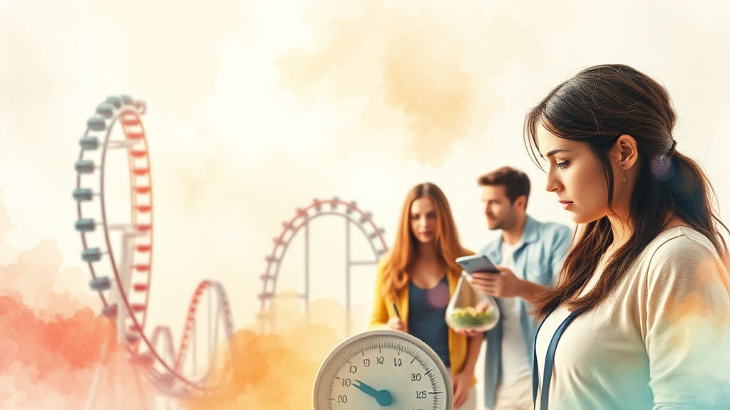 위고비 부작용 및 대처 방법 (watercolor 스타일)