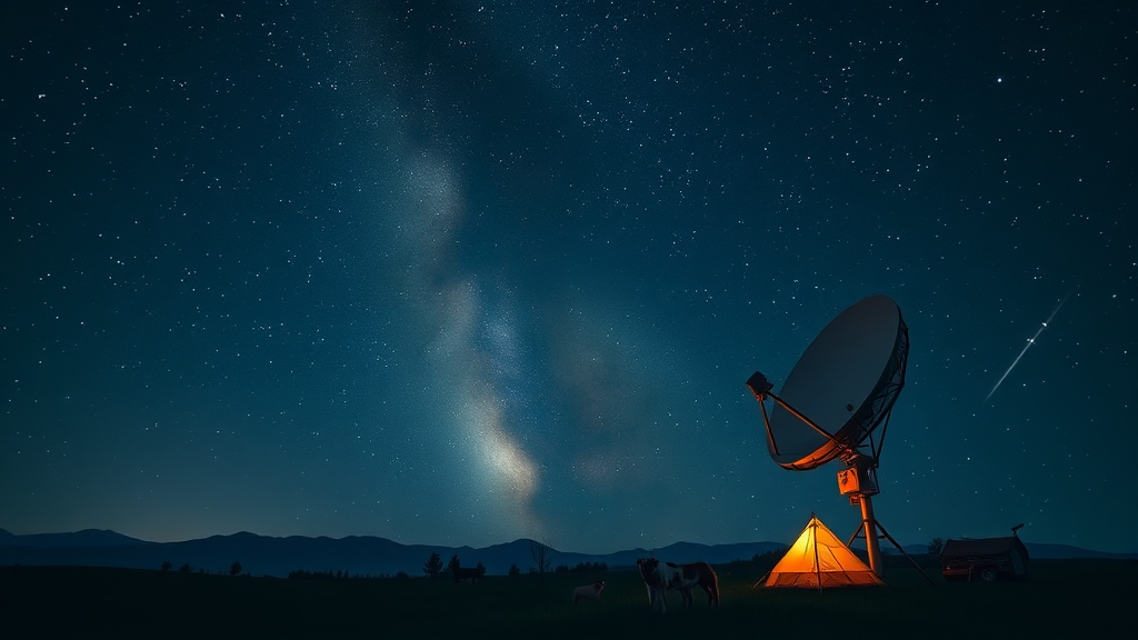 스타링크, 대체 뭘까? (realistic 스타일)