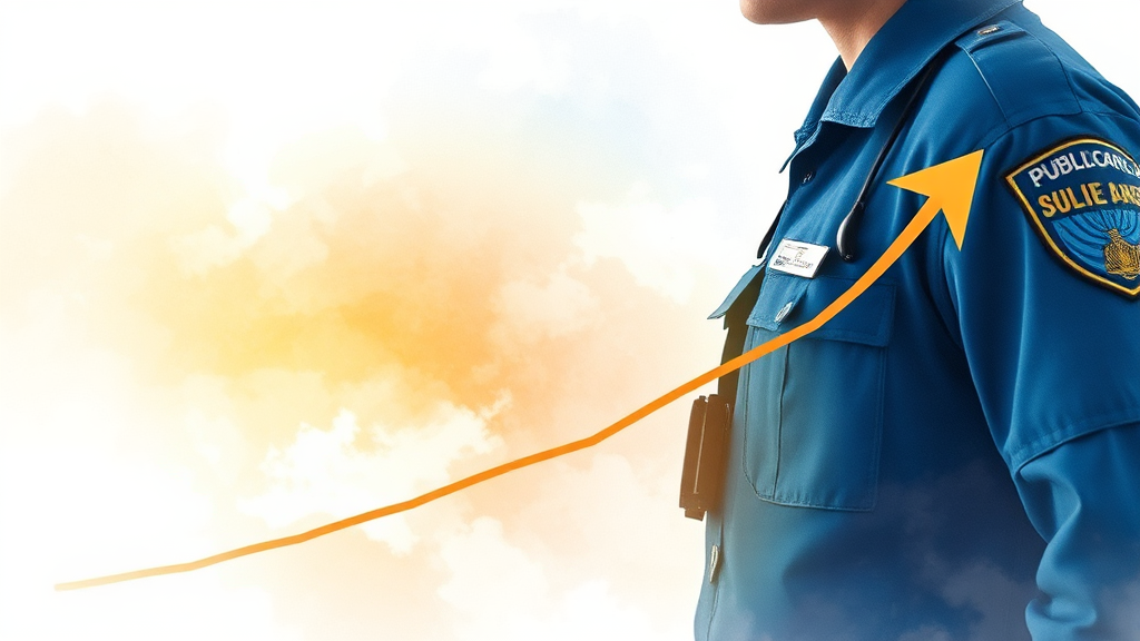 공안직 급수별 호봉표 분석 (watercolor 스타일)