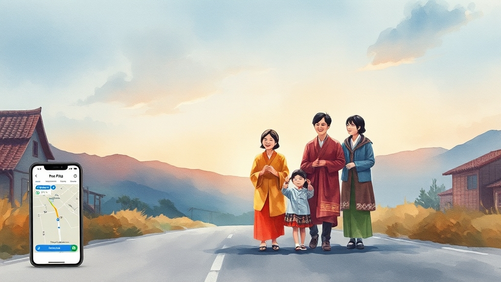 교통 혼잡, 스마트하게 대비하자! (watercolor 스타일)