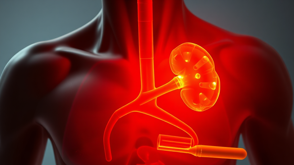 글루타민 섭취 시 주의사항 및 부작용 (realistic 스타일)