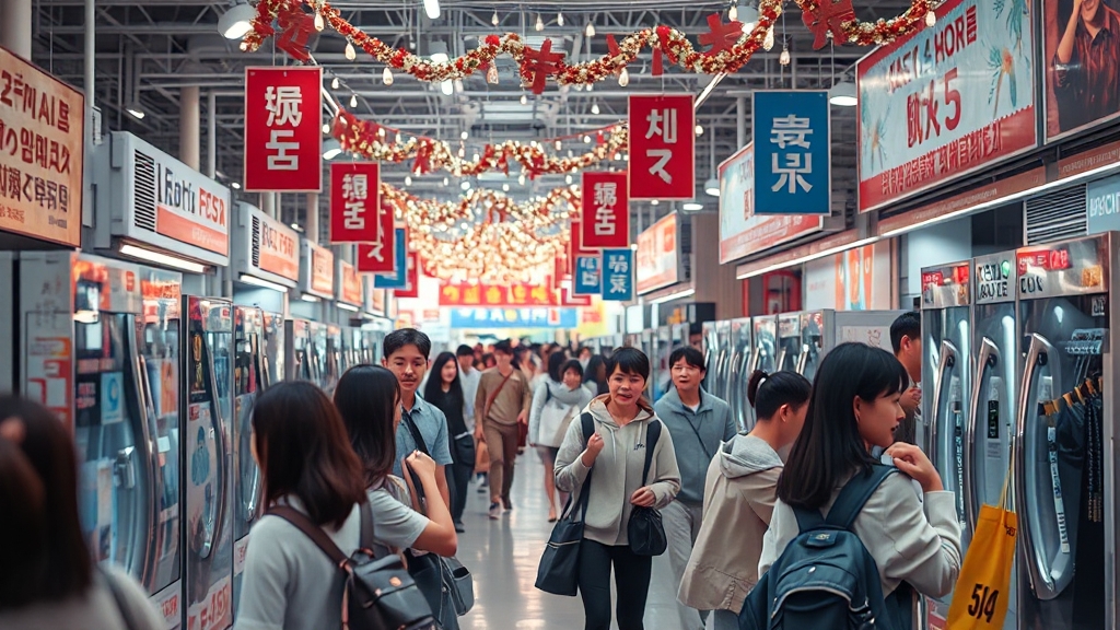 가전제품 브랜드별 혜택 (realistic 스타일)