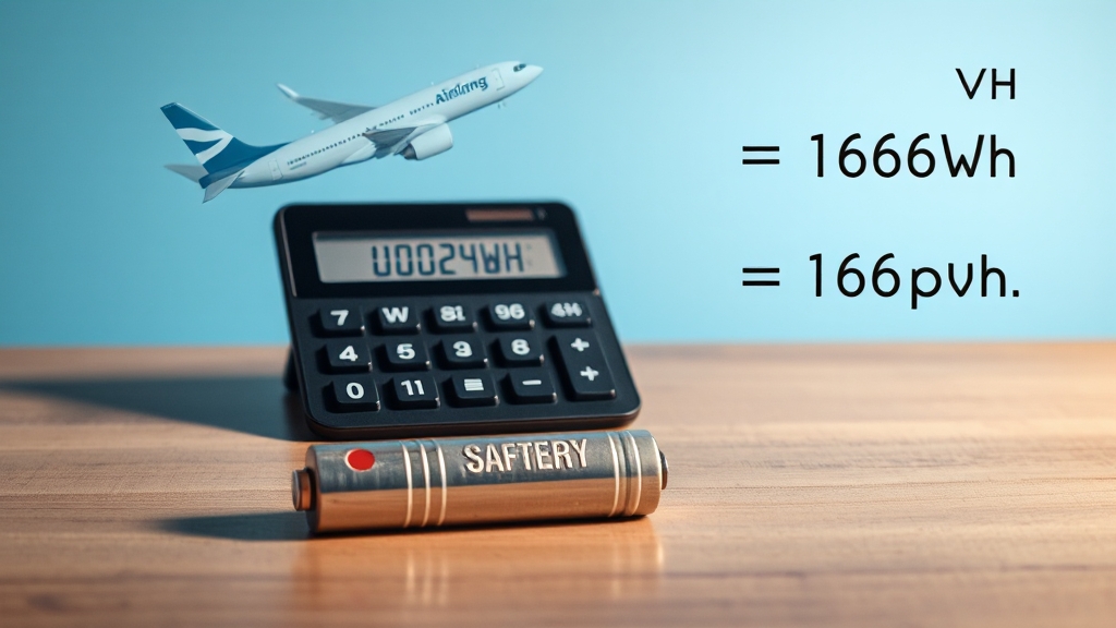 보조배터리 용량 계산법 (Wh) (realistic 스타일)