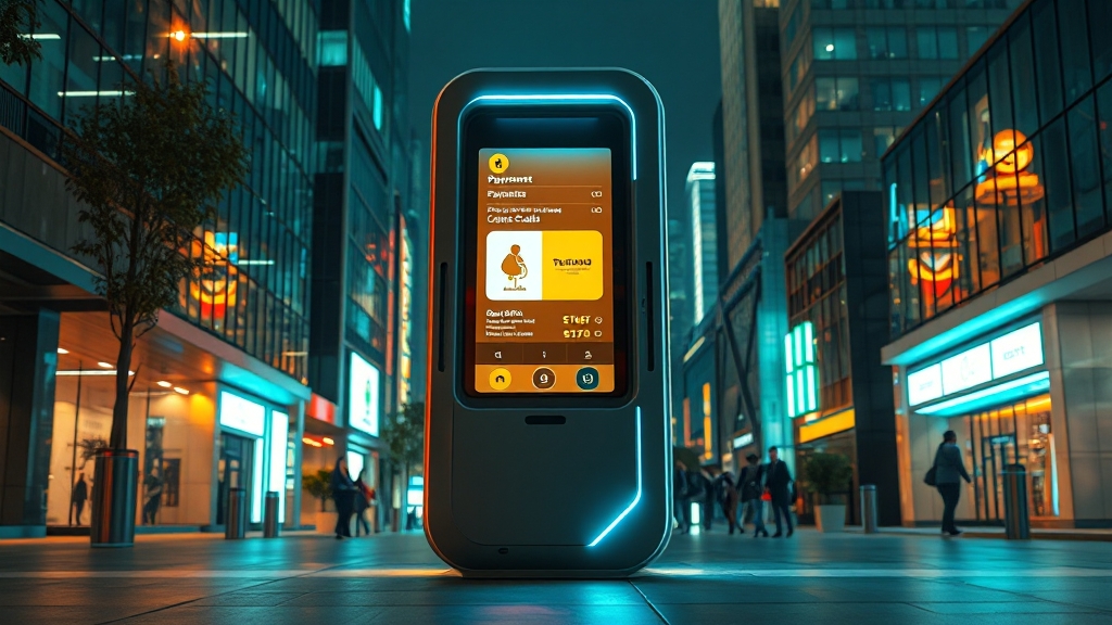 기존 키오스크 문제점 & 개선 사항 (illustration 스타일)