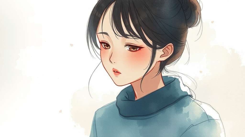 웹툰 vs 드라마 차이점 비교 (watercolor 스타일)