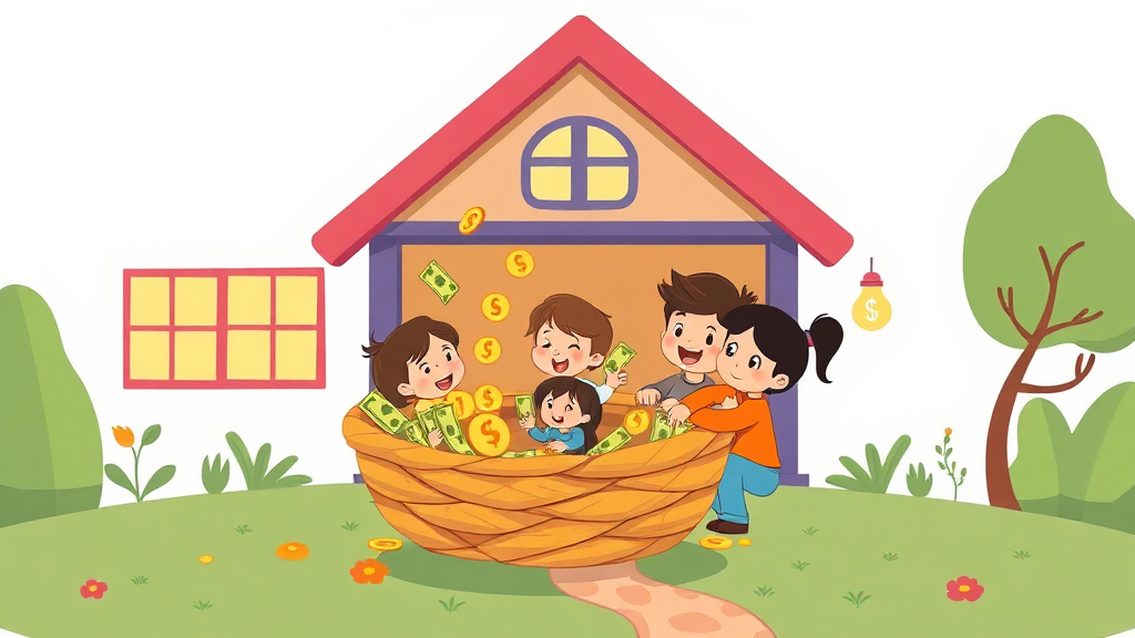 보금자리론 대출 한도 (cartoon 스타일)