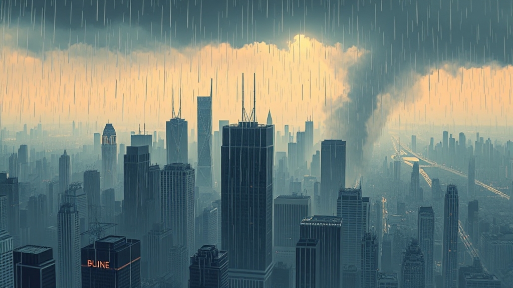 기후위기의 원인과 결과 (illustration 스타일)
