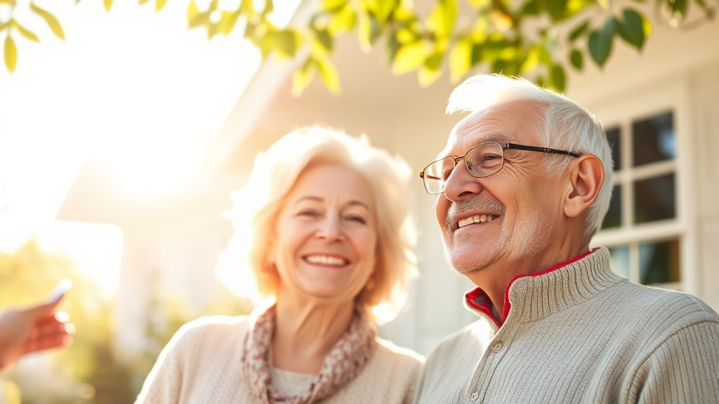 주택연금 가입 전 고려 사항 (watercolor 스타일)