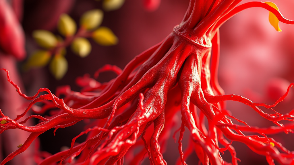 삼기력, 주요 효능은? (realistic 스타일)