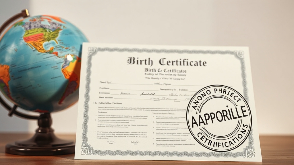 아포스티유 인증, 왜 중요할까요? (realistic 스타일)