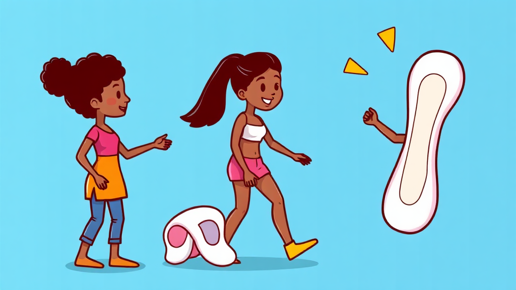 생리대 가격, 어떻게 변했을까? (cartoon 스타일)