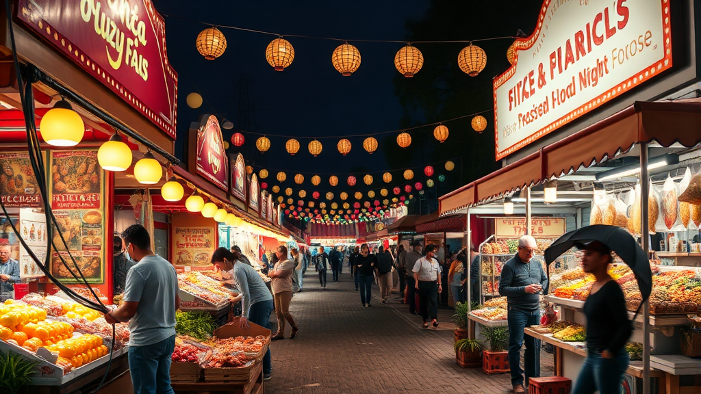 밤산업 박람회 상세 정보 (realistic 스타일)