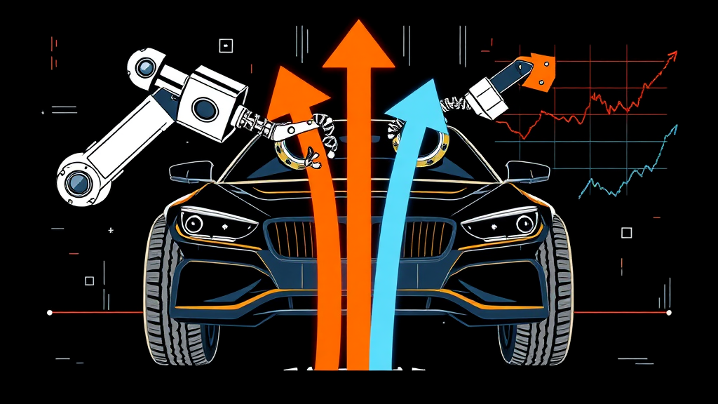 주가 급등락, 왜 그랬을까? (illustration 스타일)