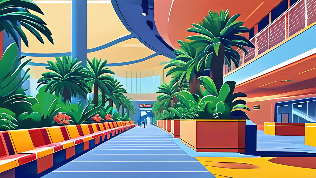 USJ 최적의 선택: 호텔 유니버설 포트 (illustration 스타일)