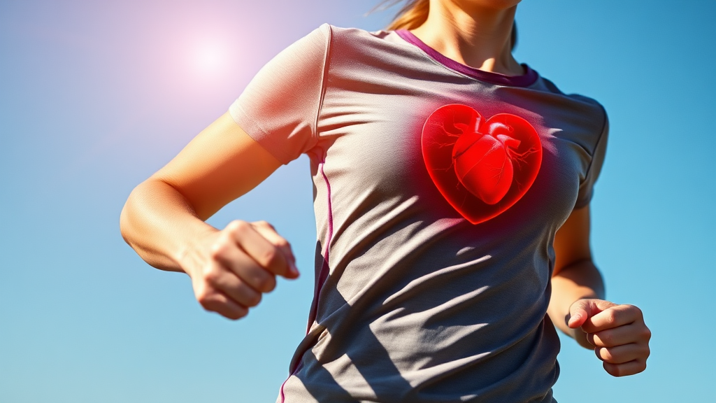 심혈관 질환, 운동으로 극복! (realistic 스타일)