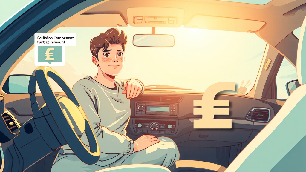 사고 유형별 보상 정리 (illustration 스타일)