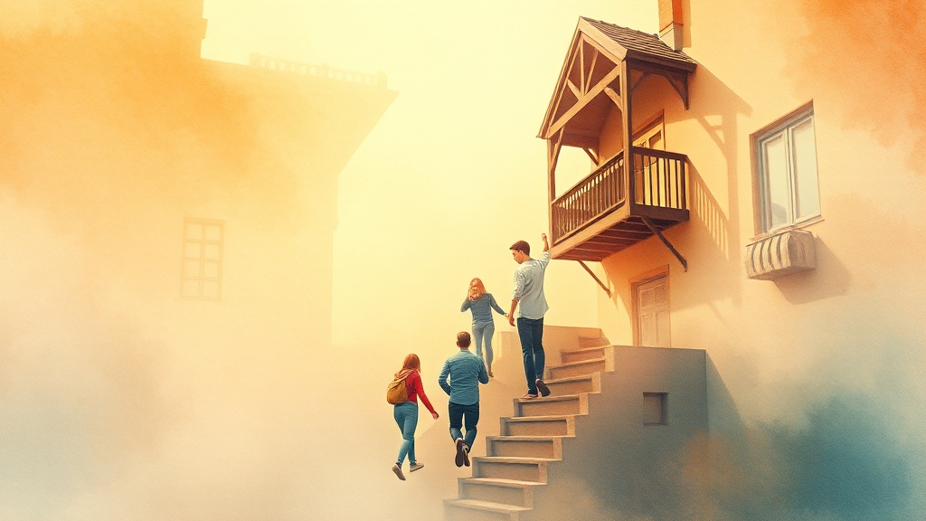 전세자금대출, 핵심은? (watercolor 스타일)