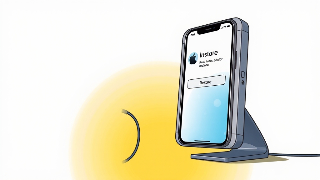 아이폰 공장 초기화, 따라 해 보세요! (cartoon 스타일)