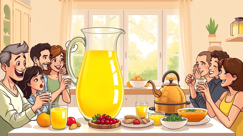 레몬즙, 누가 마시면 좋을까? (cartoon 스타일)