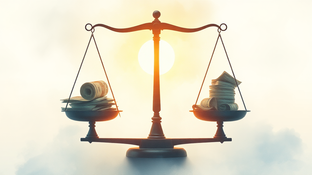 2026 최저생계비와 변제금 (watercolor 스타일)