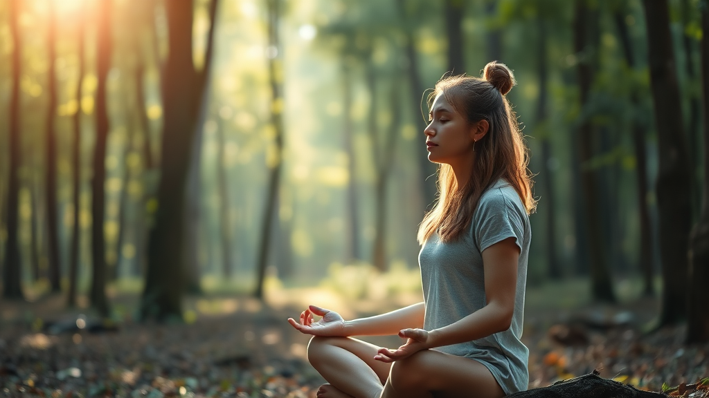 정신 건강 & 스트레스 진단 (realistic 스타일)